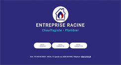 Desktop Screenshot of entreprise-racine.com