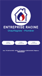 Mobile Screenshot of entreprise-racine.com